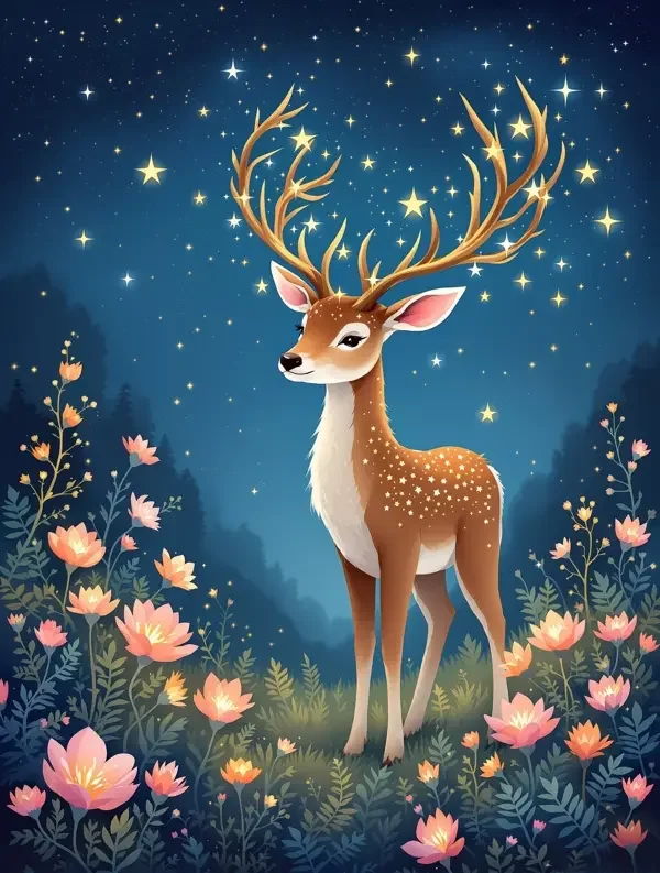 鹿角上的星光 海报
